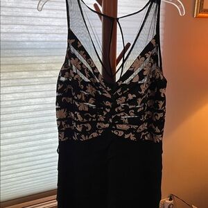 Scarlett Nite Black and White Floral Dress